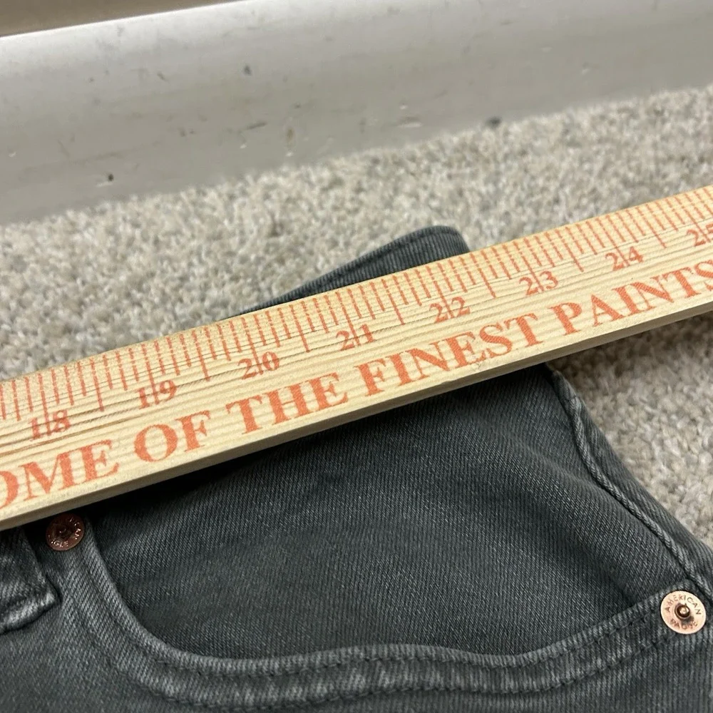 American Eagle Jeans Mens 44x27 Gray Original Bootcut Airflex‎ Denim Y2k